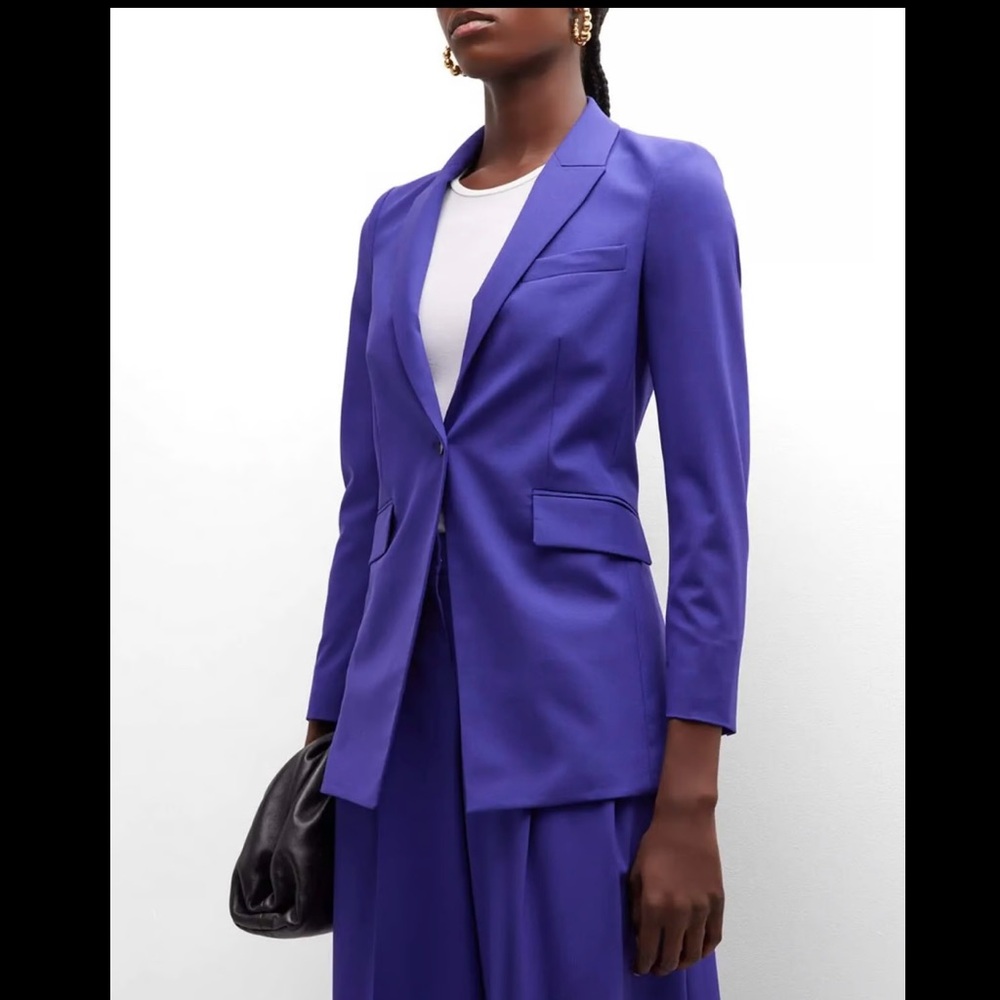Theory Purple Blazer & Suit Jacket - Picture 10 of 16
